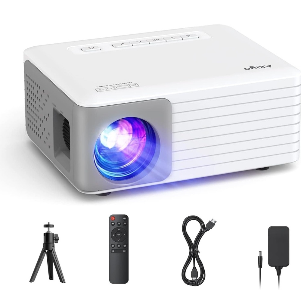 Mini Projector with Stand 💋